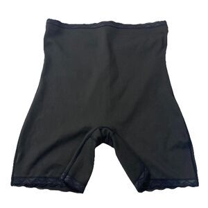 Under Where? Luxury Collection High Waist Body Shaper Black Midthigh Shorts